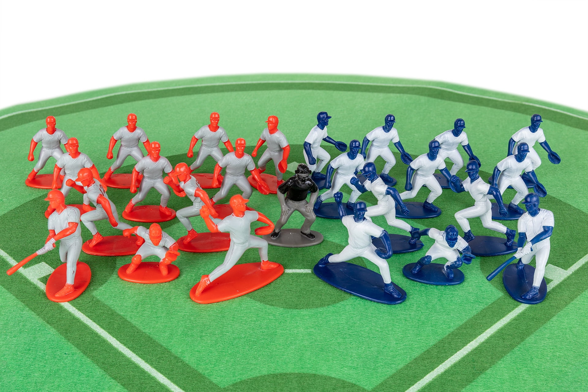 Kaskey Kids Baseball Guys Action Figures Red/Blue vs Blue/White Inspire a Love of Football and Creative Play in Kids 3+ (30 pieces)