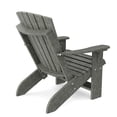 thumbnail image 2 of Wildridge Heritage Adirondack Chair, Dark Gray - Outdoor All-Weather Poly Furniture for Patio, Deck, Yard, 2 of 5