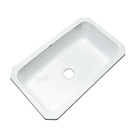 Cast Acrylic Prep Sink dekor sinks 58000um brookwood single bowl undermount cast acrylic kitchen sink, 33