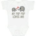 thumbnail image 3 of Inktastic My Pap Pap Grandpa Loves Me Boys or Girls Baby Bodysuit, 3 of 5