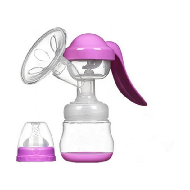 Extractor de leche manual: extractor de leche manual de silicona con succión ajustable para lactancia materna, pequeño y portátil, extractor de leche materna, bombas y accesorios para alimen