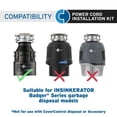thumbnail image 3 of InSinkErator Garbage Disposal 3-Foot Power Cord Installation Kit for Badger Series Food Waste Disposer Models, 3 of 7