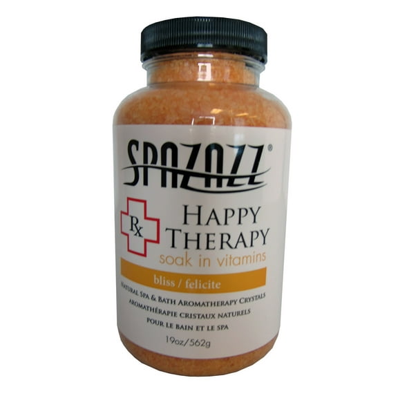 Spazazz Aromatherapy Spa and Bath Crystals - Happy Therapy 19oz