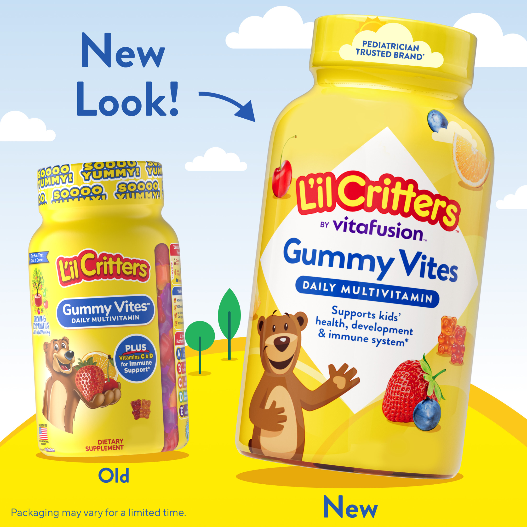 L'il Critters Gummy Vites Kids Multivitamin, Mixed Fruit, 190 Count photo 2