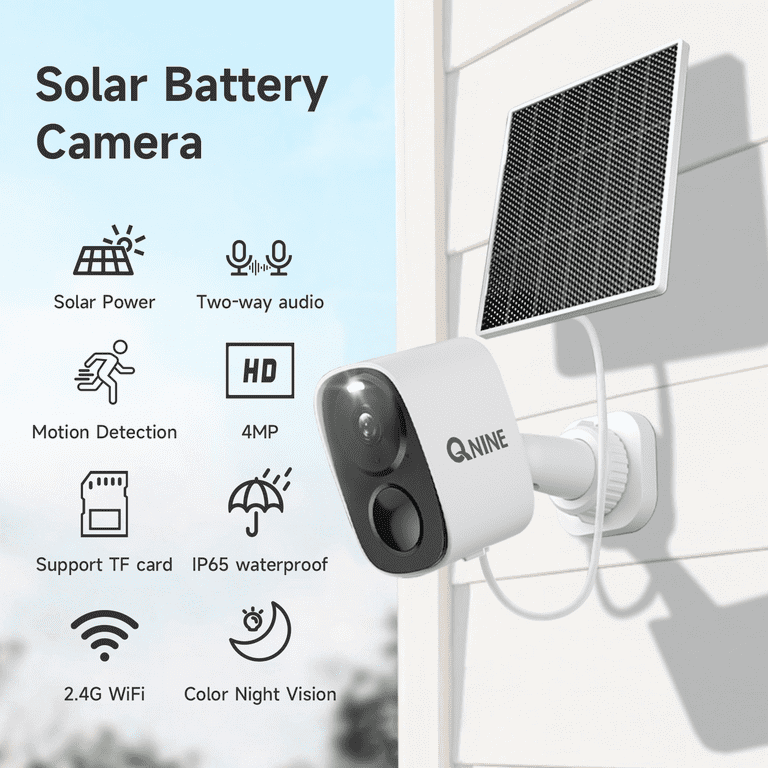 12x Zoom Inqmega Setup INQMEGA 5MP 4MP WIFI Wireless PTZ Solar