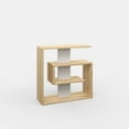 thumbnail image 4 of Ada Home Decor Furniture Oak 2 Tier Stacy Modern Side Table, 4 of 5