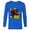 Navy, variant on Marvel Deadpool Comic Art - Long Sleeve T-Shirt for Men - Customized-White