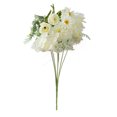 thumbnail image 2 of LShunze Artificial Flowers, Silk Faux Flowers Yellow Roses Tulips Daisy Chrysanthemums Bouquets, Faux Flowers Arrangement for Home Living Room Party Wedding Offices Bookshelf Decorations, 2 of 8