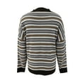 thumbnail image 7 of Diufon Womens Sweaters Trendy Stripe Printed Pullover Tops Round Neck Long Sleeve Tops, 7 of 7