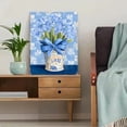 thumbnail image 5 of UXIEQU Blue Hyacinth Flower Pot Canvas Wall Art Print 15.75x11.81 Inches, 5 of 8