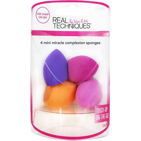Real Techniques Mini Miracle Complexion Sponges - 4pk