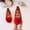 Red, variant on Girls’ Spring Summer Flat Shoes – Soft Sole English Style Formal and Casual Dress Shoes for Everyday Wear and Special Occasions Pink Size 6