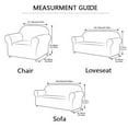 thumbnail image 4 of Dowbom High Stretch Sofa Cover, 1-Piece Velvet Sofa Slipcover Cushion Couch Furniture Protector, 4 of 6