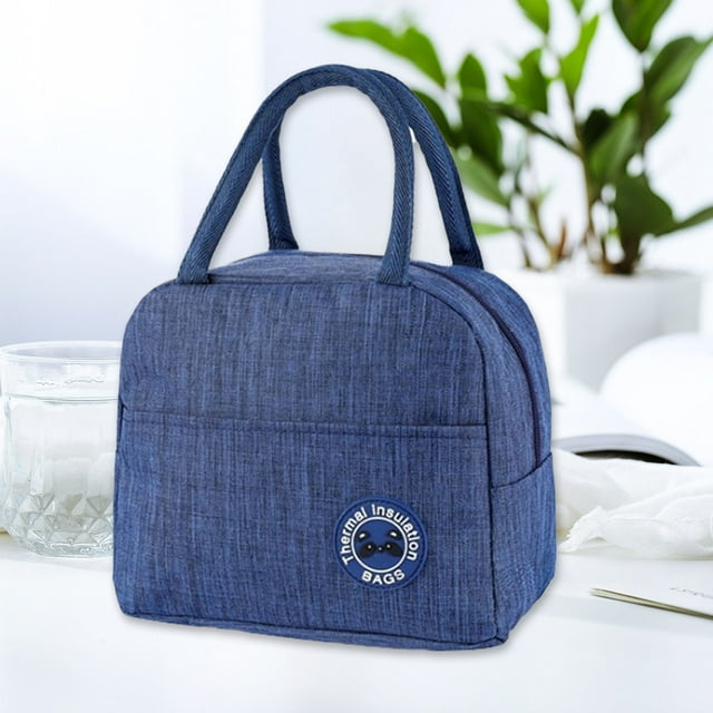Portable Thermal Insulated Lunch Bag with Aluminum Foil Leakproof Design for School Picnics