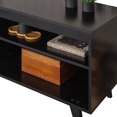 thumbnail image 5 of Madesa TV Stand Entertainment Center with 4 Shelves and Cable Management for 55, 65 Inch TV Media Storage Gaming Media Console Living Room and Bedroom Modern Wooden Television - Black, 5 of 5