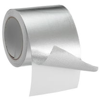 FRCOLOR 1 Roll Aluminum Foil Tape Fireproof Self-Adhesive Tape High Temperature Foil Tape Sealing Tape Pipe Insulation Repair Tape 20m