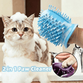 thumbnail image 5 of RAGUPEL 2 in 1 Dog Paw Cleaner Cup Soft Pet Dog Foot Cleaning Washer Brush Cup Portable Pet Foot Washer Paw Clean Brush Foot Cleaning Bucket, 5 of 6