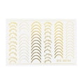 thumbnail image 2 of 3D Nail Art Stickers, Gold Gs104 - 3D Gold Silver Rose Gold Nail Art Striping Tape Line Stickers, Nail Powder Easter Mother'S Day Nail, 2 of 3
