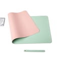 thumbnail image 3 of Tapete Escritorio PU Cuero 60x30cm Doble Cara Verde Rosa Superficie Suave Antideslizante para Oficina y Hogar, 3 of 8