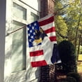 thumbnail image 2 of USA American Flag with Basenji Flag Canvas House Size, 2 of 2