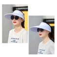 thumbnail image 4 of Sun Visor Hats Women Large Brim Summer UV Protection Beach Cap, 4 of 5