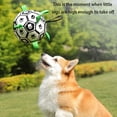 thumbnail image 3 of Dog Tug Toy Chew Ball Fútbol Con Pestañas Agarre Suministros Suaves, 3 of 9