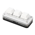 thumbnail image 1 of 3 Key Mini Keypad, Plug and Play 3 Key Mini Mechanical Keypad  for Office Work White, 1 of 7