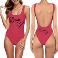 thumbnail image 1 of MKLEKYY Traje De Baño Mujer Women Fashion Letter Print Piece Swimsuit Sexy Bikini Swimwear Bathing Sleeveless Backless Swimsuit 1489, 1 of 4