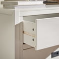 thumbnail image 6 of Walker Edison Annabelle Six Drawer Solid Wood White Dresser, 6 of 16