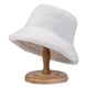 thumbnail image 2 of Gorro de pescador de piel de conejo de imitación gruesa para mujer, de invierno, combinable, de color sólido, cálido y resistente al frío, de piel sintética, 2 of 5