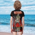 thumbnail image 3 of Apex Legends Octane Boys 2-Piece Swimsuit Set Bathing Suit Short Sleeve Swimwear Sets with Swim Trunk 10-12Y(150cm), 3 of 7
