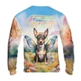 thumbnail image 2 of Welcome Spring Fairy Toy Fox Terrier in Flower Meadow All Over Print 3D Sweatshirt Unisex Merch Dog Lover - 13002, 2 of 6
