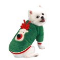 thumbnail image 4 of TIMIFIS Dog Christmas Outfit Medium And Large Dogs Christmas Couple Suit Pet Clothes Costumes Elk Pattern Warm Pet Clothes Dog Apparel & Accessories - Fall, 4 of 7