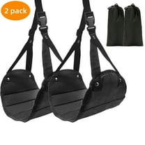 WLGJL 2-Pack Airplane Travel Footrest Hammock - Perfect Airplane Foot Hammock to Relax Your Feet - Travel Essentials Comfy Foot Hanger Plane Footrest for Long Trip