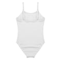 thumbnail image 4 of Sxiwei Kids Girls Adjustable Shoulder Straps Camisole Gymnastics Leotard Ballet Dance Wear Ivory L, 4 of 5