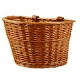 thumbnail image 1 of HEVIRGO Bicycle Basket Weather-resistant Large Capacity Wicker Hand Woven Front Bike Basket Cycling Accessory, 1 of 10