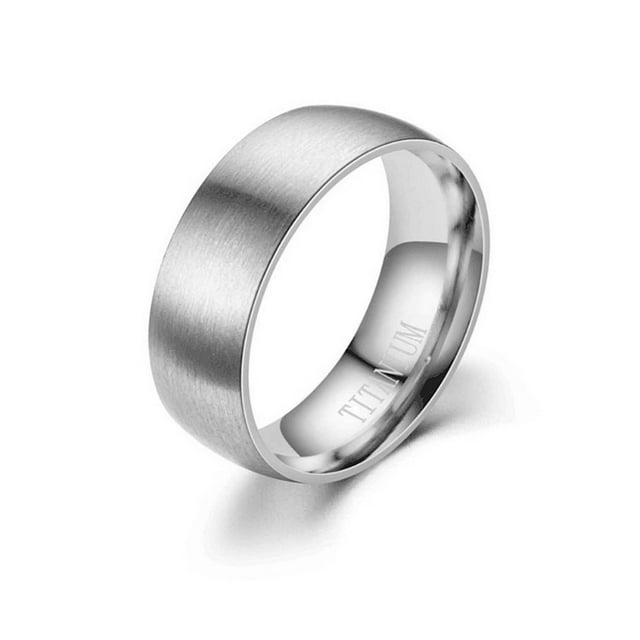Daisyyozoid TITANIUM Titanium Steel Frosted Ring Stainless Steel Ring Male