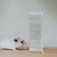 thumbnail image 6 of perfeclan Acrylic Ladder Bridge Hamster Climbing Toy Clear Decor Hamster Cage Climbing Ladder Habitat Decoration for Mice Gerbils Mouse M, 6 of 9