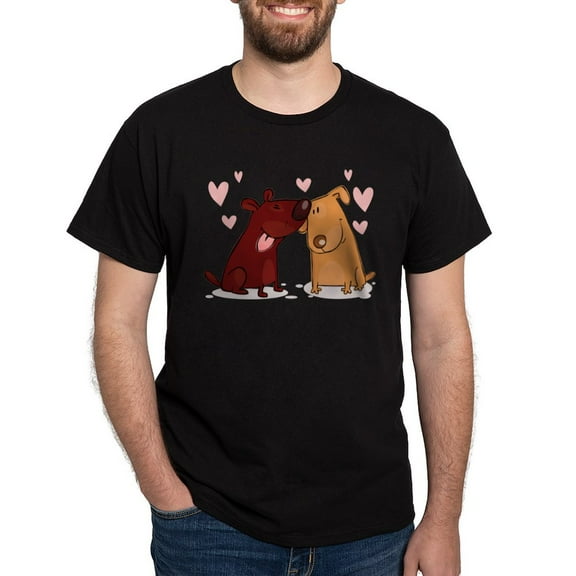 CafePress - Love Dogs T Shirt - Men's Classic Graphic Cotton T-Shirt
