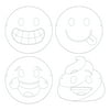 Show Your Emojions Color-Your-Own Mask, 12 pk