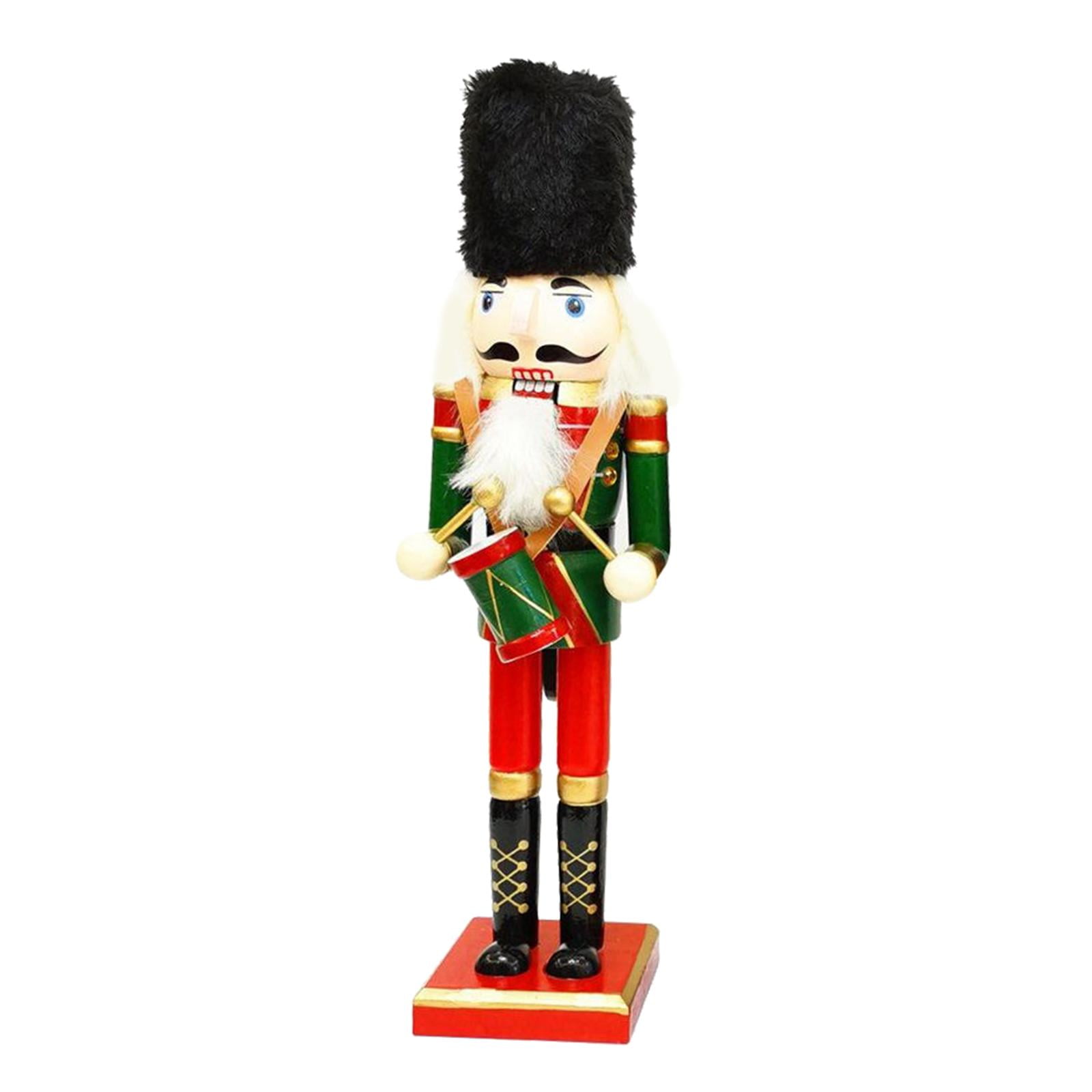 Decoration Wooden Soldier Prince Nutcracker 12 Inch Gift Drum - Walmart.com