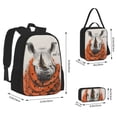 thumbnail image 2 of Easygdp Polka Dot Rhino Welcome Mochila para Niños y Niñas con Set de Caja de Almuerzo y Estuche para Lápices 3 en 1, Mochila Escolar Estampada para Adolescentes, 2 of 7