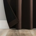 thumbnail image 6 of Sun Zero Oslo Extreme 100% Blackout Grommet Curtain Panel, 52"X95", Dark Chocolate, 1-Piece Single Panel, 6 of 10