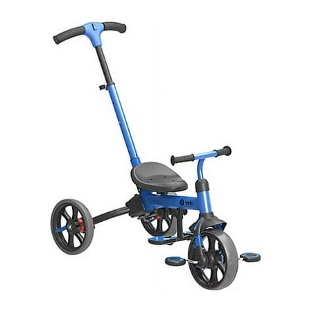 UPC: 0810012244039 | Yvolution 101417 Y Velo Flippa 3-in-1 Toddler Trike to Balance Bike Ages 2-5 Years – Blue