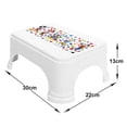 thumbnail image 4 of Bath Stool For Bathroom, Disney Team Mickey Stool For Bathing, Plastic, Lightweight, Versatile & Comfortable Design (White) Pack Of 3, 4 of 4