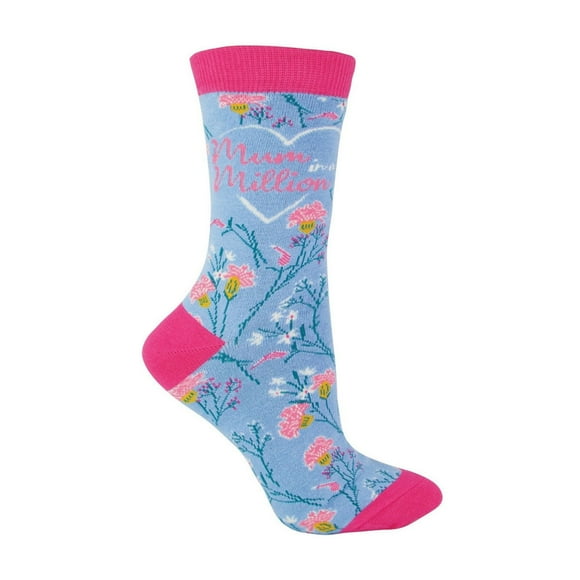 Miss Sparrow - Chaussettes Maman Respirantes en Bambou pour Femmes / Chaussettes à Motif Floral / Cadeau pour la Fête des Mères