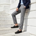 thumbnail image 3 of Mocasines de Vestir para Hombre Bruno Marc Slip On Negro Talla 8.5, 3 of 8