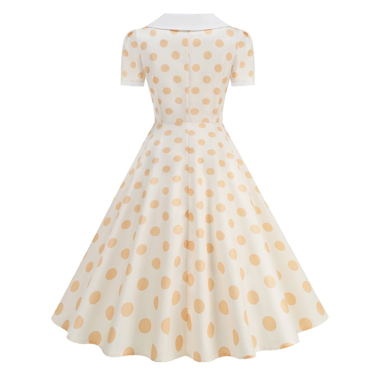 1950s vintage cocktail dress MUXXN Women's 50s Retro Casual Swing Midi Dress 3/4 Sleeve Square A Line Neck Vintage Cocktail Wedding Guest Bodycon Prom Black S at Amazon Women's Clothing store