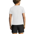 thumbnail image 6 of ITSAME Boys Swimwear Set Crewneck Tops and Swim Trunks Quick-Dry Beach Surfing Swimsuit 2-Piece White Size 5-6, 6 of 9