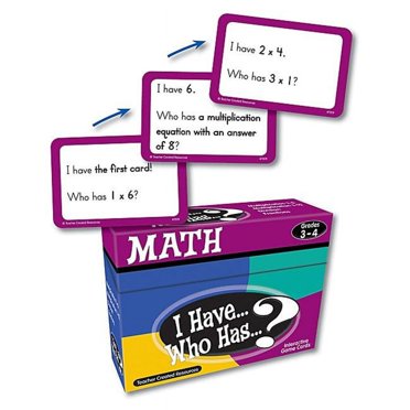 I Have Math Teacher Created Resources Math Card Game - I Have Who Has - Grades 2 to ...